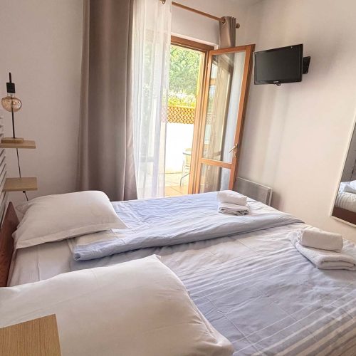 Chambre Double Balcon Coté Colline