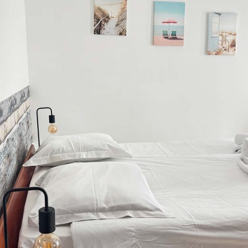 Chambre double balcon côté mer